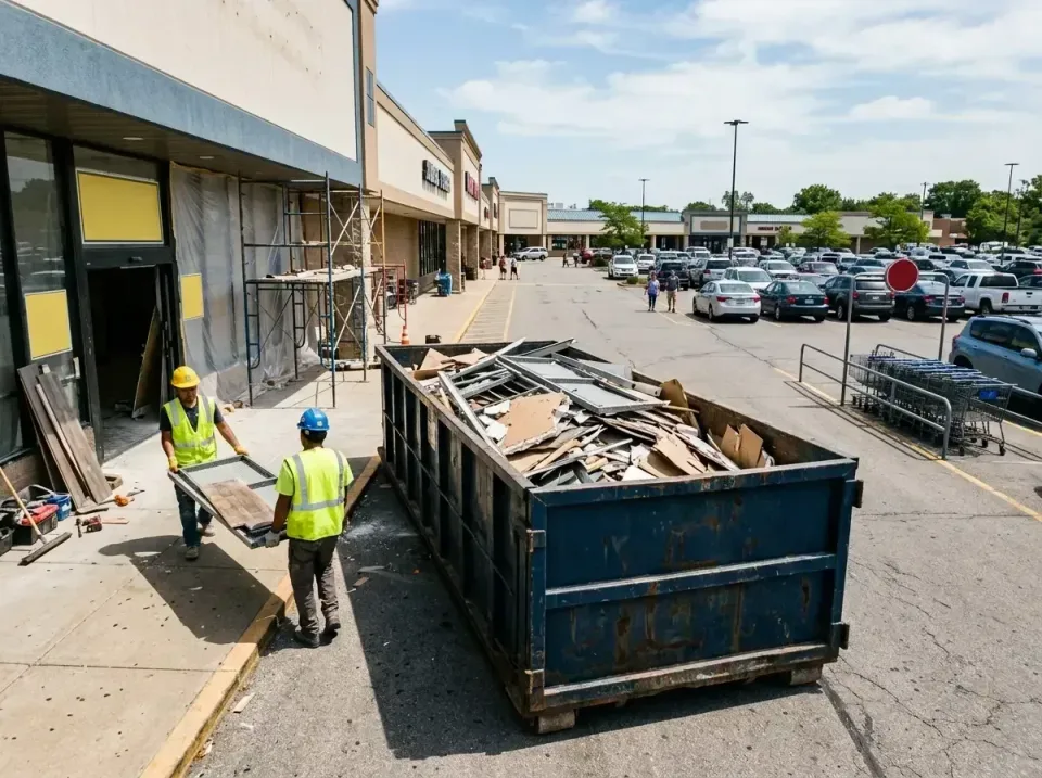 retail-store-renovation-debris-003 — frequently asked questions, Roll-off Dumpster Rentals in Huntertown, IN